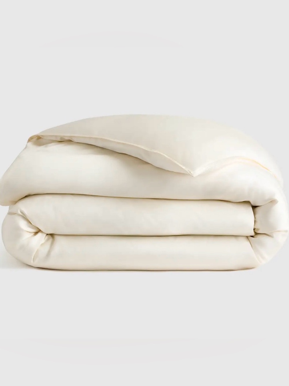 Quince King/CA King Bamboo Duvet CoverAnd Bag In Ivory Brand New With Tags